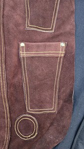 Gorra de herrador de cuero de alta calidad con imanes y múltiples bolsillos Delantal de herraje duradero Delantales de herrador occidental ligeros personalizados - Product Image 4