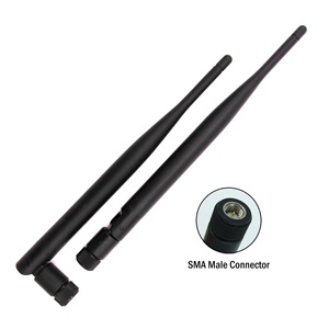 Antena magnética de goma ETEILY de 868MHz y 5dBi con cable RG174 y conector recto macho SMA fabricado en India para comunicación - Product Image 3