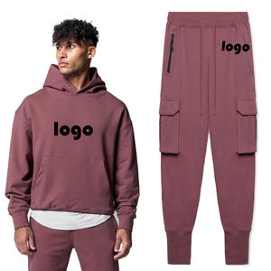 Chándal de manga larga para hombre, conjunto deportivo, conjunto de dos piezas para correr, entrenamiento de gimnasio, correr y entrenamiento diario - Product Image 5