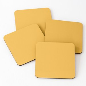 Juego de 4 piezas de posavasos para servir té de color de madera, posavasos de cocina impresos, alfombrillas y almohadillas - Product Image 2