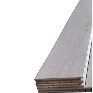 Plancher en bois d'ingénierie en chêne blanc à 3 couches le plus vendu en WPC pour l'intérieur Styles de design industriel français brossé - Product Image 3