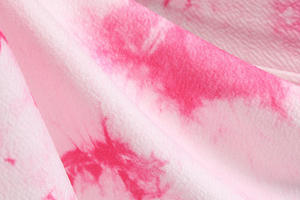 Jupe patineuse mini évasée pour femmes, basique, polyvalente, extensible, plissée, tie-dye - Product Image 6