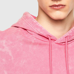 Venta al por mayor de peso pesado lavado con ácido sudaderas con capucha para hombres de gran tamaño Pulpover sudaderas con capucha de moda de invierno en venta - Product Image 2