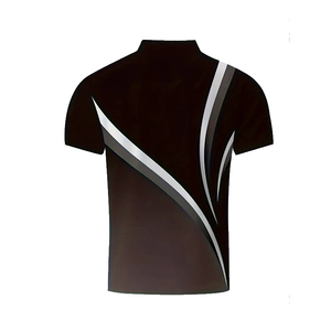 Prix d'usine pas cher hommes décontracté pour POLO maillot à séchage rapide pour le sport polyester/coton imprimé motif sublimation pour Polo - Product Image 6