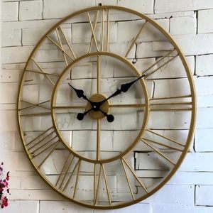 Calvin Handicraft Metal <b>Wall</b> <b>Clock</b> <b>Wall</b> Hanging Home Decor Office Decorative <b>Clock</b> - Product Image 4