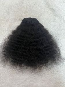 Extensions de cheveux naturels indiens Remy de luxe en gros, bruts, à trame unique, non traités, cuticules alignées, rebondissants, 100g - Product Image 3