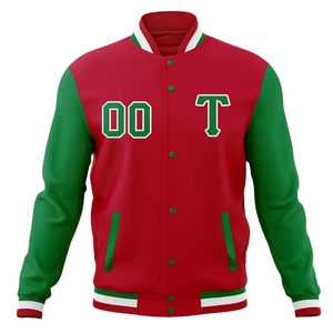 Bordado personalizado impresión Logo parches Varsity Letterman chaquetas de béisbol para adultos y niños - Product Image 3