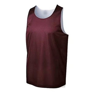 2025 camisetas de baloncesto clásicas personalizadas para hombre, camisetas sin mangas reversibles con logotipo personalizado para todo el deporte, camiseta de baloncesto - Product Image 4
