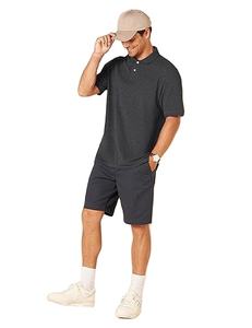 เสื้อโปโลผู้ชายทรงเข้ารูป ขายส่ง หลายสี ระบายอากาศดี ดีไซน์สบาย ขนาดหลากหลาย แขนสั้น - Product Image 5