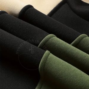 Vente en gros de sweat à capuche en molleton de coton 100% pour hommes, logo personnalisé, éponge française, pull d'hiver surdimensionné avec poche, capuche solide - Product Image 6