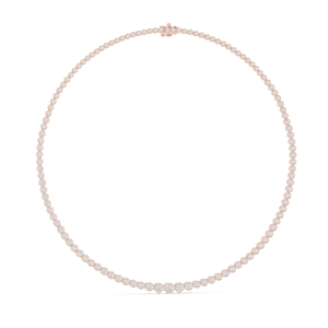 สร้อยคอเพชรกลมตัดสำหรับเป็นของขวัญสำหรับผู้หญิงได้รับการรับรองจาก IGI Gia หรูหราหรูหราออกแบบได้ตามต้องการ - Product Image 3