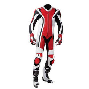 Personalizar traje de moto de cuero de alta calidad personalizado impreso logotipo traje de carreras traje de moto de cuero - Product Image 5