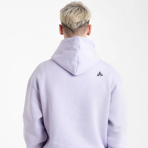 Sudadera con capucha de gran tamaño de algodón 100% personalizable para hombre, ropa de calle informal y de invierno con patrón sólido para exteriores, tamaño adulto, precio barato - Product Image 4