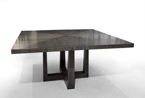 Modern Minimalist Premium Solid Teak <b>Dining</b> <b>Table</b> Contemporary Design for Apartment Home Hotels & Villas - Product Image 2