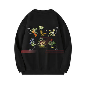 <b>Men's</b> Casual Lightweight Breathable Winter Sweatshirts Top Selling Solid Rhinestone Detail Durable Digital Printing Hoodie Top - Product Image 1