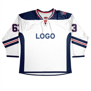 Maillots de hockey sur glace personnalisés Pro-Fit, imprimés par sublimation, anti-humidité, écologiques, uniformes d'équipe, directement de l'usine, prix bas - Product Image 3