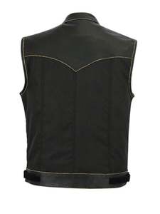 Chaleco de cuero y textil de primera calidad para motociclistas callejeros, ropa de montar de verano, chalecos textiles de cuero para motocicleta personalizados - Product Image 6