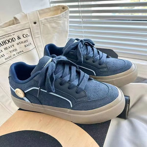 Offres Spéciales femmes décontracté personnalisé nouvelle mode en plein air blanc Sport à lacets toile supérieure PVC semelle intermédiaire chaussures pour femmes filles - Product Image 2