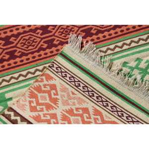 Turkish 2.6x7.8 ft Rug, <b>Runner</b> Vintage Rug, <b>Red</b> Plants & trees Wool Rug - Product Image 4