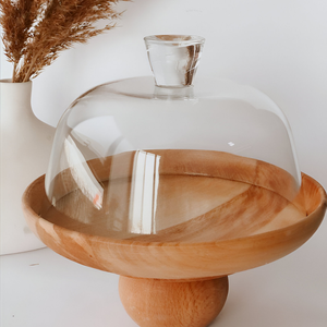 Support à gâteau en bois de haute qualité avec plateau de service en marbre Décor à la maison élégant et économique pour desserts et événements Outils de gâteau - Product Image 3