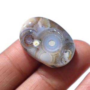 Pierre précieuse naturelle en agate Sulemani Aqeeq, cabochon, agate striée, pierre lisse, pierre en vrac, fournisseur en gros pour la fabrication de bijoux - Product Image 2