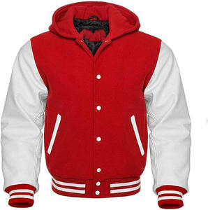 Vestes d'université avec capuche OEM personnalisé de haute qualité hommes Baseball enfants Varsity personnalisé Letterman veste pour hommes - Product Image 5