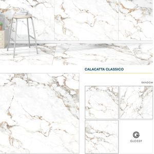 Azulejos de losa vitrificada esmaltada de porcelana pulida de 1200x1200mm con acabado brillante diseño moderno impermeable y antideslizante para Baño - Product Image 4