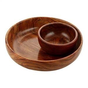 Plateau de service de meilleure qualité de taille personnalisée en bois de noyer massif Style rustique bambou résistant au lave-vaisselle pour les collations aliments décoratifs - Product Image 4