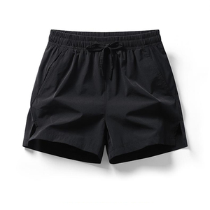 Short de sport personnalisé pour hommes à séchage rapide respirant athlétique course à pied natation solide fermeture à cordon Style décontracté peigné lavé - Product Image 2