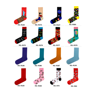 Cao Cấp Unisex Cotton Crew Vớ Tùy Chỉnh Khuôn Mẫu Đầy Màu Sắc Ấm Cúng Ấm Áp Dễ Thương Phong Cách Thoáng Khí Nhãn Hiệu Riêng Làm Thổ Nhĩ Kỳ Bán Buôn - Product Image 4