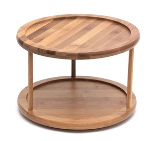 ไม้มะม่วงสำหรับจัดระเบียบแบบหมุนได้อุปกรณ์จัดระเบียบในห้องครัวอุปกรณ์ตกแต่งทำโลโก้ไม้แบบออกแบบได้ตามต้องการ - Product Image 1