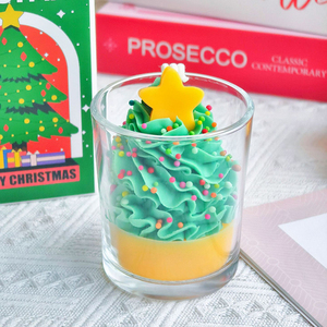 Bougie parfumée Star Joy faite à la main cire de soja thème de noël nouveauté personnalisée décor à la maison cadeau hiver vacances fête fournitures - Product Image 6