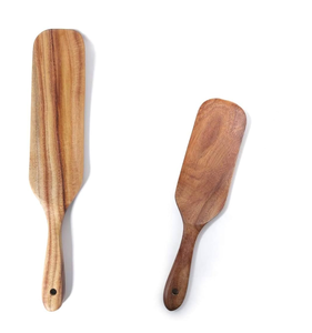 Spurtle au levain en bois Spurtles faits à la main Ustensile de cuisine Spurtle en bois de teck naturel de qualité supérieure - Product Image 5