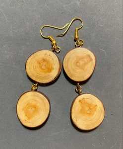 Pendientes de gota de madera a la moda al por mayor, joyería de resina, regalo de gran oferta, uso a bajo precio - Product Image 3