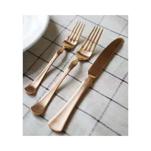 Forks Knives Butter Spreader Rose Gold Utensils Flatware Set Flatware Steel Cutlery Set Stainless Steel Cutlery sets