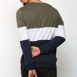 Sudadera Casual de Manga Larga con Bloques de Color para Hombre - Product Image 6