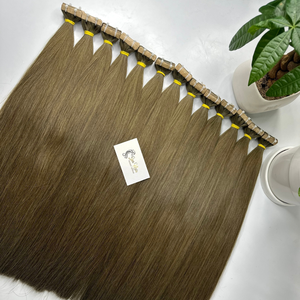 Extensiones de Cabello Humano Vietnamita Doblemente Tramado de Sun Hair Company, Color Personalizado Marrón Liso, Extensiones de Cinta Adhesiva, Cabello Humano Remy - Product Image 3
