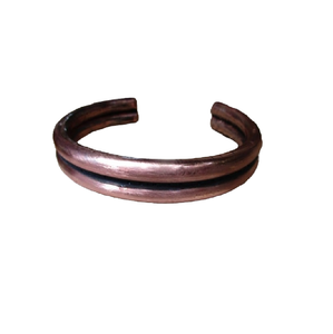 2027 China jewelry2024 New Indian 3mm Hammered <b>Copper</b> Cuff Bracelet Handmade Jewelry Made of <b>Copper</b> Summer Jewelry - Product Image 5