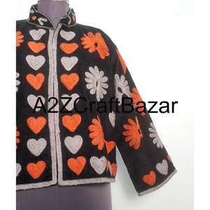 Chaqueta de Mujer con Bordado de Diseño, Chaqueta Tradicional Étnica de Primera Calidad para Otoño e Invierno, Ropa de Abrigo al por Mayor - Product Image 2