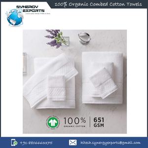 Toallas de algodón 100% orgánico, suministro a granel para calidad superior, marca privada, OEM, en la India, precio competitivo - Product Image 4