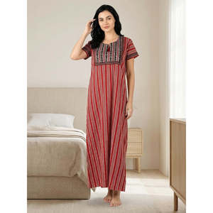 Robe de nuit longue à imprimé floral Evolve pour femme, style décontracté, douce et respirante en modal, taille unique et 3XL, offre ODM - Product Image 1