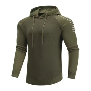 Hoodies Hommes Casual Chemise en tricot à capuche à manches longues Matériau doux Cordon de serrage réglable Disponible Plusieurs couleurs MUKKA SPORTRS - Product Image 4
