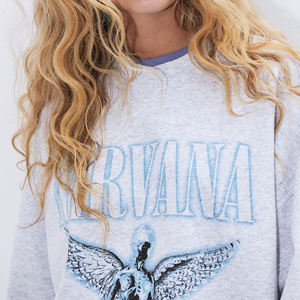 OEM personalizado 100% algodón invierno mujer sudadera de gran tamaño cuello redondo sudaderas para mujer ropa informal Streetwear - Product Image 3