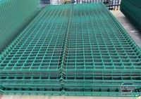 Eenvoudige Installatie 3d Waterdicht Stalen Tuinhek 5Mm Rigide Grillage Pannelli Oprit Poorten Veiligheidsdraad Poort