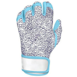 Guantes de bateo de béisbol con puño largo hecho de cuero genuino, guante de murciélago para jóvenes adultos, guante profesional para hombres y mujeres, guante hecho a medida - Product Image 4