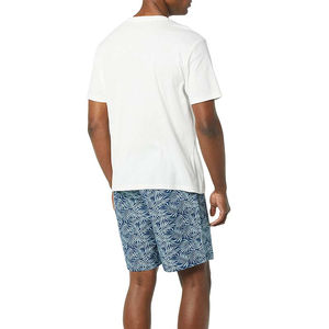 High Quality <b>Men's</b> Quick Dry Short Sleeve Breathable <b>Shirt</b> with Shorts Custom Made Two Pieces Twin Set for Summer OEM Available - Product Image 6