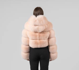 Chaqueta Larga Acolchada de Poliéster 100% Real, Color Rosa Claro, Estilo Hip Hop, Talla XS, Forro de Seda y Felpa, Superventas - Product Image 6