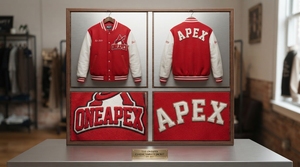Premium <b>Red</b> White Letterman Jacket Leather Sleeve <b>Wool</b> Body Embroidered Patch Bomber College Streetwear Jacket Custom OEM ODM US - Product Image 5