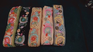 Tela de tul ecológica con ribete de encaje bordado Floral 3D vibrante para boda, moda y decoración del hogar - Product Image 4