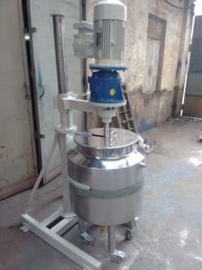 375 290กระจายตัวความเร็วสูงสำหรับอุตสาหกรรมรุ่นไซโคลน200 125รอบต่อนาทีภาชนะผสมอัตโนมัติทำจากสเตนเลสสำหรับสารเคมี - Product Image 4